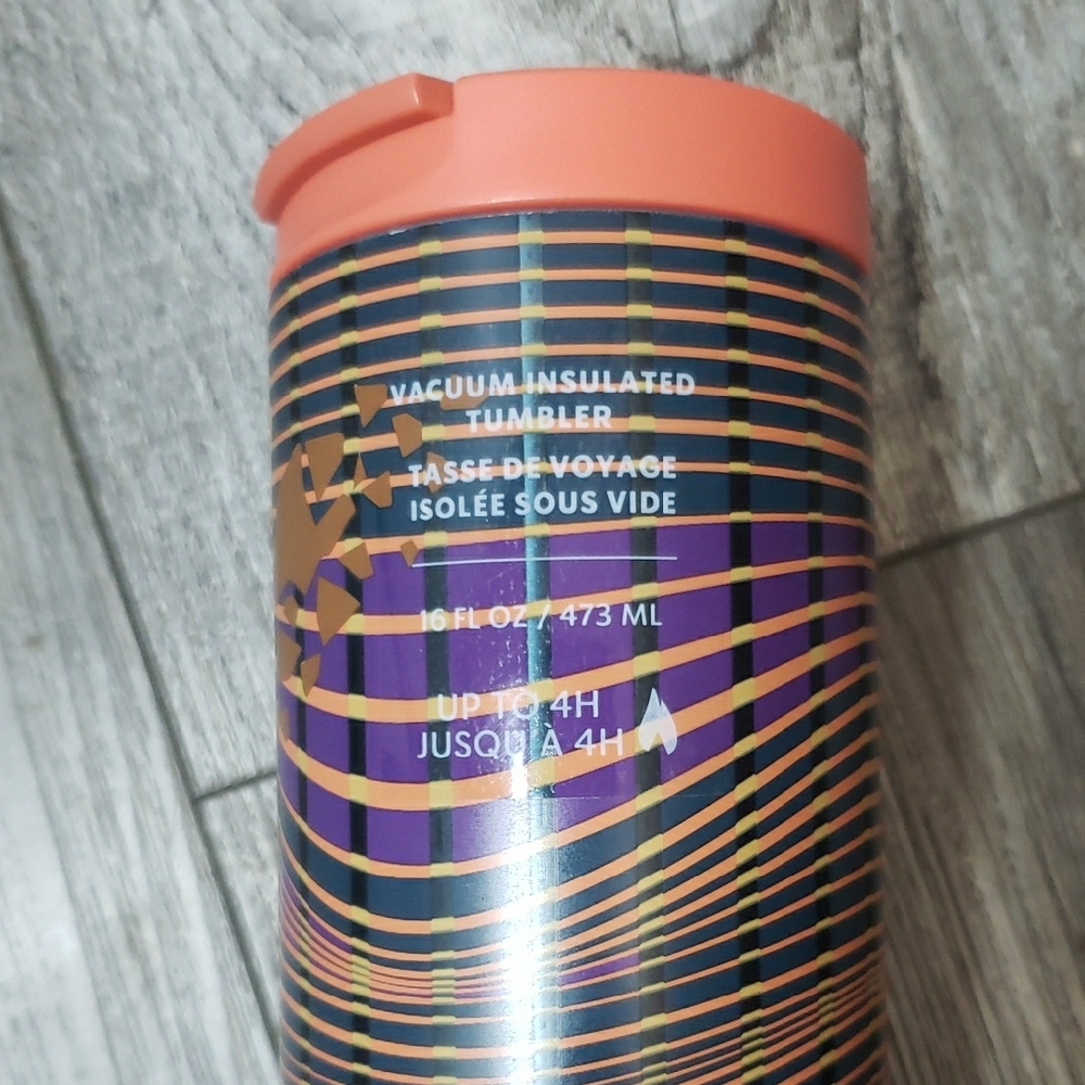 Starbucks Fall 2020 Black and Orange Halloween Stainless Steel Tumbler 16fl.oz. - Picture 3 of 9